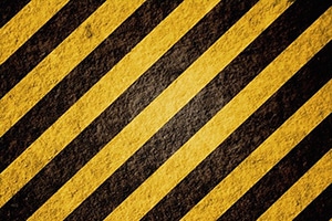 Hazard stripes