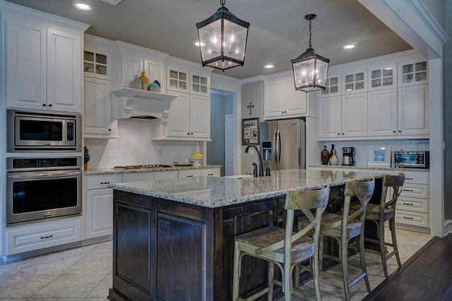 Clean, polished, kitchen